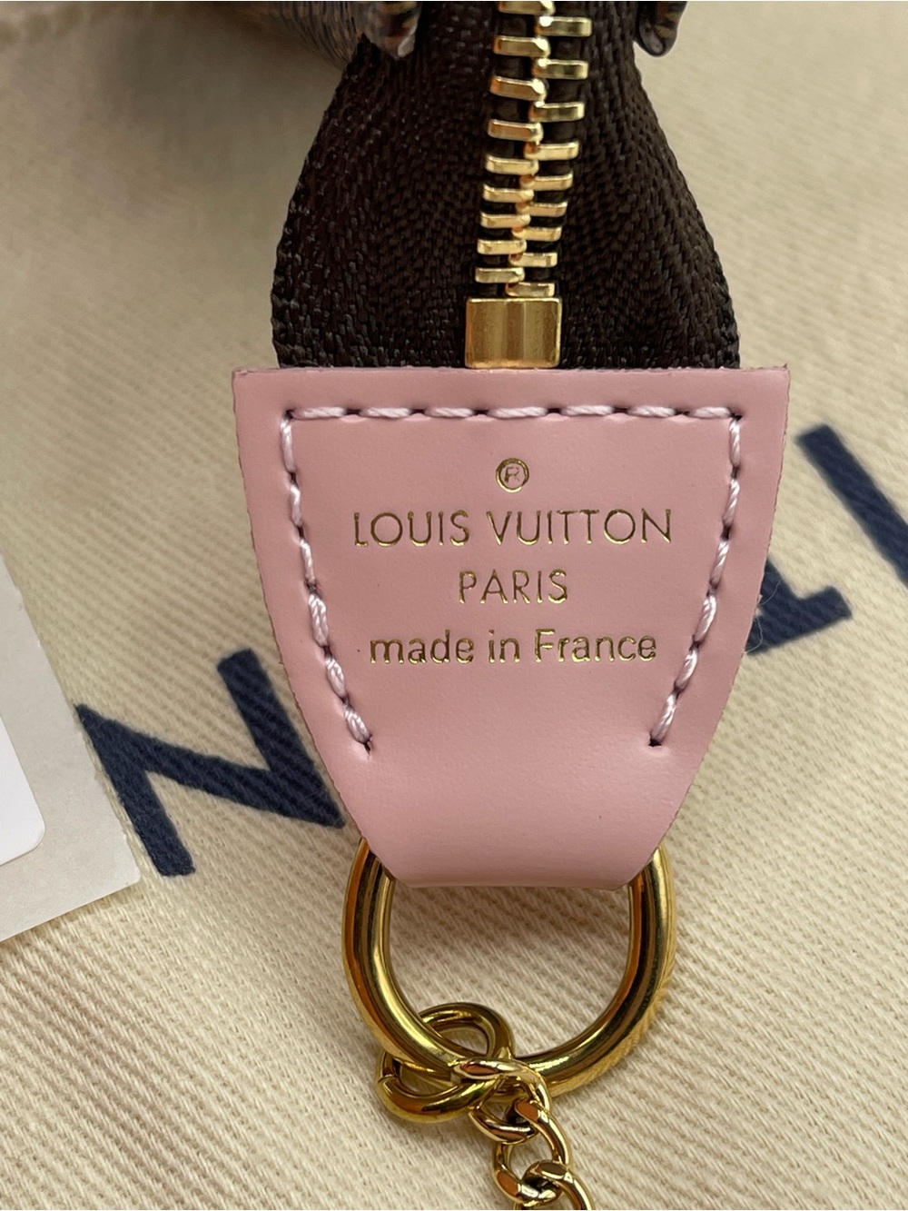 Louis Vuitton Christmas 2020 Pochette Mini Accessories Damier Ebene Vivienne - Picture 10 of 16